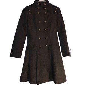 Hearts & Roses MARCELLA Flared Brocade Coat Brocade women’s US Size 8